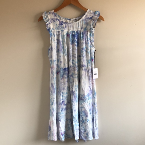 🎁10 for $100🎁 ruffle sleeve flowy mini dress - Picture 3 of 9